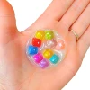 Handmade Sensory Stones - Rainbow Blocks Fidget by Sensory Oasis for Kids, featuring sparkly resin and colourful raised rainbow block details for tactile sensory fun.