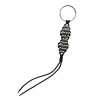 The Cosmic Metal Fidgets - Cetus Keychain Double features smooth stainless steel beads in a flexible woven keychain design for calming tactile sensory input wherever you go.