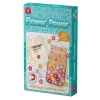 Encourage positive behaviour with the Flower Power Reward Jar. Includes a magnetic wooden reward jar, 50 flower tokens, alphabet stickers and a storage bag for fun, visual motivation.