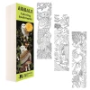 A collection of over 40 beautifully illustrated Animals Colouring Bookmarks, perfect for mindful creativity, relaxation and adding a personal touch to every reading adventure.