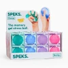 The SPEKS Gump Surface is a premium memory gel stress ball with four unique tactile textures, offering satisfying squeezes, slow rebound and calming sensory input for stress relief, focus and everyday fidgeting.