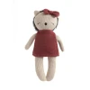Meet Helen the Hedgehog, a soft 100% cotton knitted toy with plush detailing, embroidered features and a cosy dress. Perfect for cuddles and sensory play.