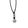 Cosmic Metal Fidgets - Apophis Spiky Fidget Necklace is a discreet metal fidget necklace with a tiny spiky star and smooth beads for strong tactile sensory feedback and busy hands.