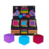 Squish Smoosho's Colour Change Cube and watch the colour transform! A soft sensory fidget for busy hands, stress relief and satisfying sensory play.