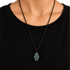 Cosmic Metal Fidgets - Cetus Rainbow Necklace features smooth stainless steel beads and a breakaway safety clasp for discreet, calming sensory fidgeting.