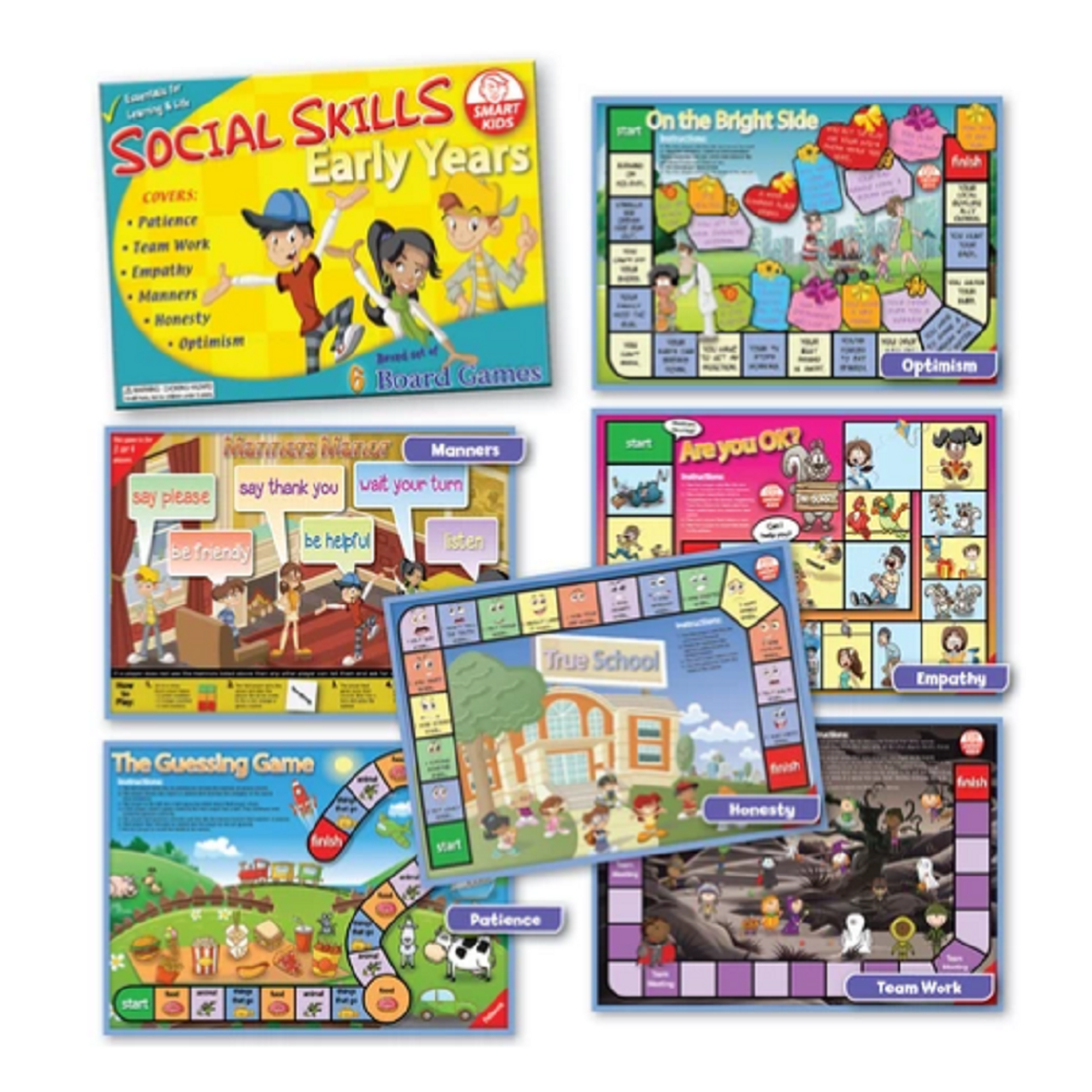 Smart Kids - Social Skills Board Games Early Years