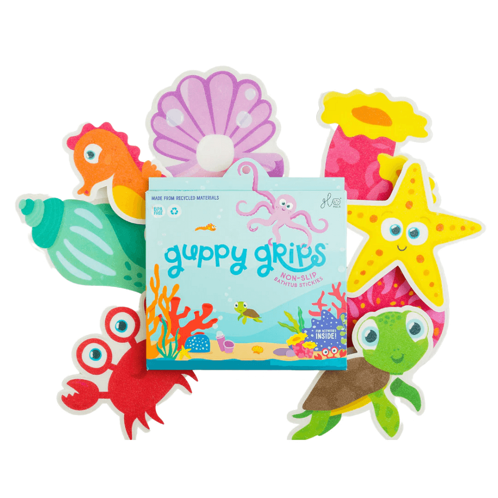 Bathtub Stickies Guppy Grips NonSlip Bath Stickers