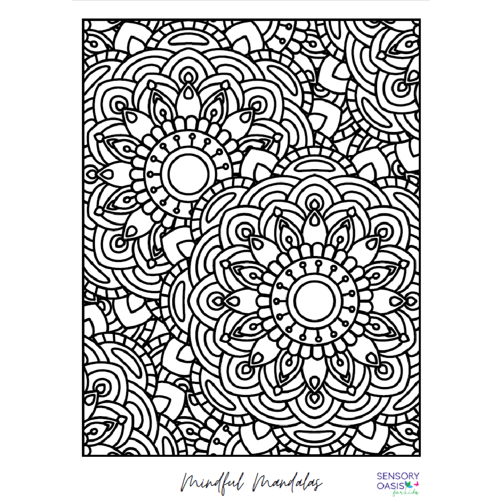 Sensory Oasis For Kids Mindful Mandalas Colouring Book sensory-oasis-for-kids-mindful-mandalas-colouring-book