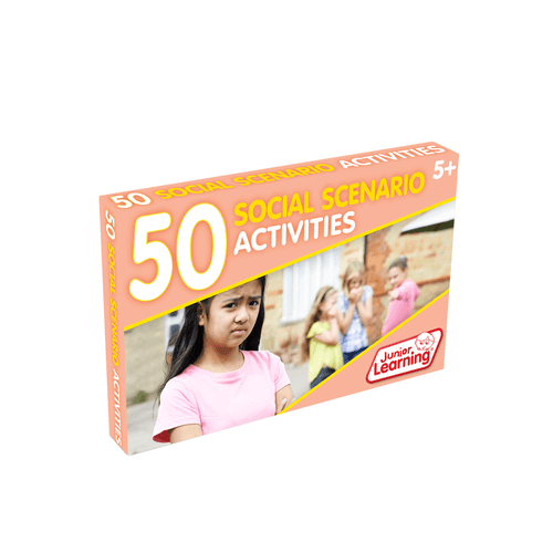 This set of 50 Social Scenario Activities will help children develop social skills such as empathy, understanding, tolerance & communication.