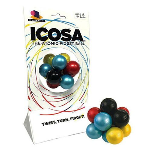 Icosa The Atomic Fidget Ball! Twist & turn your way to a multitude of patterns with this amazing puzzle, the hardest part is putting it down!