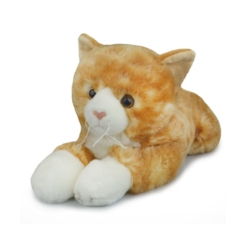 Our lovely cuddly kitty would love to come and keep you company!¬†Weighted Lying Cat Ginger weighs approx 2.5kg - 3kgs.
