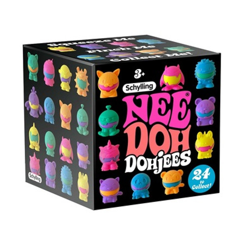 Meet the new groovy glob crew! Nee-Doh - Dohjees are a line-up of little creatures that come with an irresistible squish.