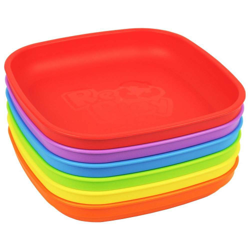 Put some colour into dinner time with a fantastic, BPA Free Re-Play Flat Plate made from recycled milk bottles.