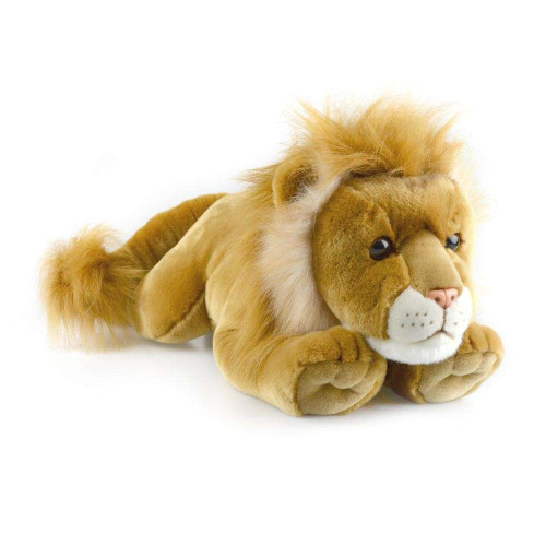 Our Weighted Lying Lion can calm, improve focus and attention, improve body awareness and to decrease sensory seeking behaviours.¬†