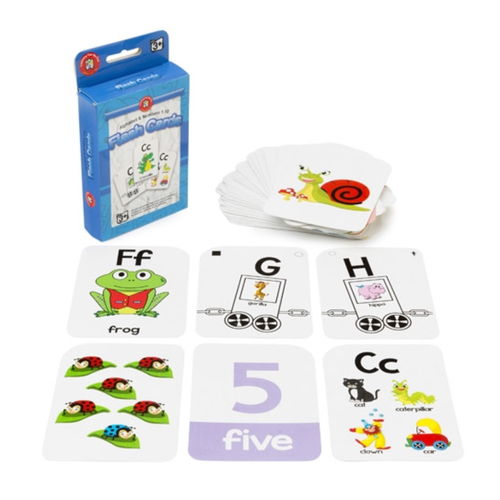 Flashcards - Alphabet and Numbers 1-10 represents the alphabet in four different formats, and numbers 1-10 in three different formats.