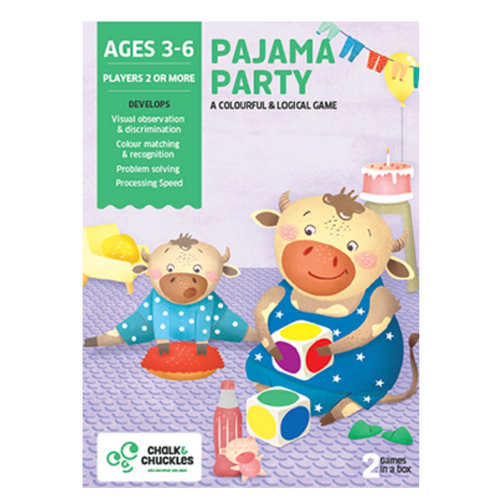 Pajama Party promotes improvement in visual observation & discrimination, colour matching & recognition, problem solving & processing speed.