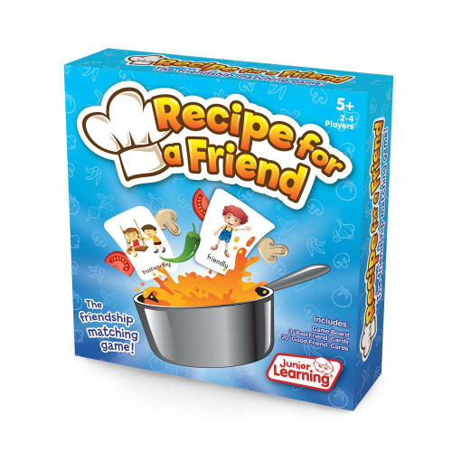 Compete with your friends and family to create the perfect Recipe for a Friend in this exciting social skills memory game!
