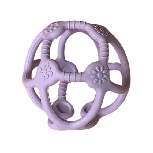 Designed for all ages & stages Jellystone Sensory Ball - Lilac functions as a teether for young babies as well as a sensory toy for older kids