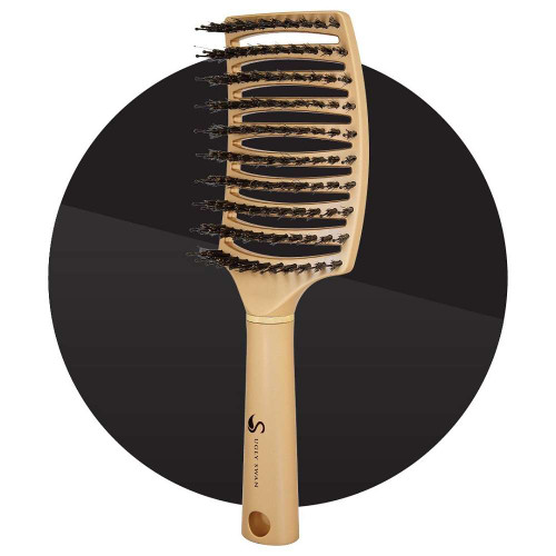 Ugly Swan Scream-Free Hair Brush Maxi Wild - Gold is ideal for long, curly, fine or thick hair. Simple to use - the brush does the hard work for you!
