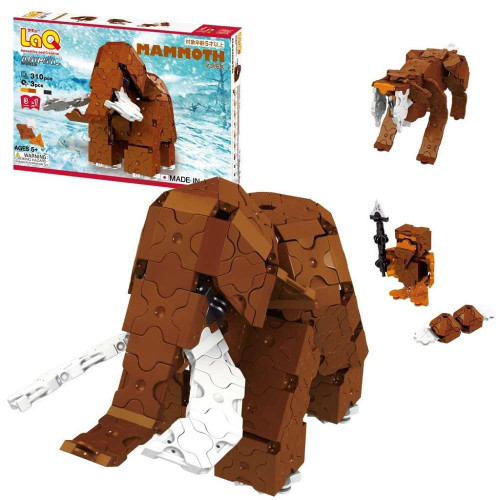LaQ Animal Word Mammoth is a new medium size set in Animal World - featuring the woolly mammoth from the ice age.