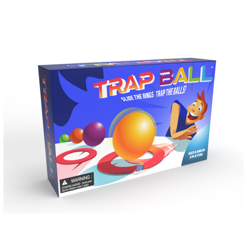 TrapBall is a fast action game where players compete to trap balls inside rings! Players must keep trying until they have trapped three balls.