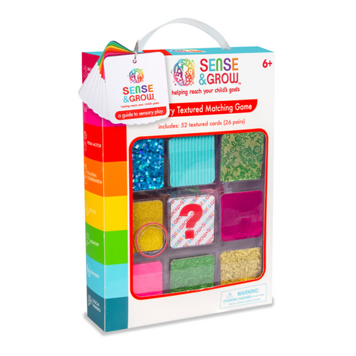 Keep your child busy for hours with this fun and interactive Sense & Grow - Sensory Texture Matching Game. Whoever has the most matches in the end wins!