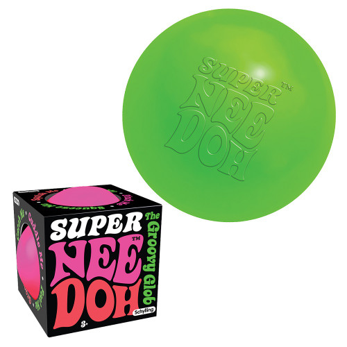 The Groovy Glob is all grown up - Nee-Doh - Super Nee-Doh comes in at twice the size of Classic Needoh, doubling the squeeze that soothes your soul.