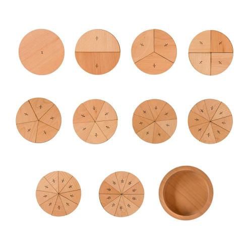 Learning Fractions - A Math Puzzle is a great way to introduce mathematical concepts to children through play.