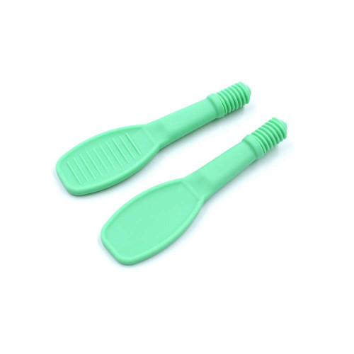 ARK Flat Spoon Tip for Z-Vibe turns any Z-Vibe into the ultimate sensory feeding tool. Available in two versions - smooth or textured.