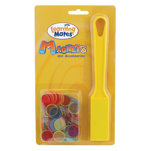 Introduce young children to magnetism with this Magnetic Wand With Chips set. See a magnet's power to attract and repel in action!