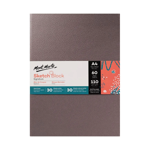 Mont Marte - Sketch Block A4 is a great go-to for quick sketches, finished artworks and everything in-between. Bring your ideas to life!