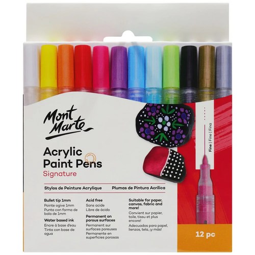 Coloured Charcoal Pencil Set 12 piece - Mont Marte - Crafty Arts
