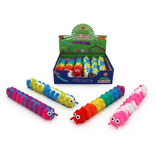 Experience the ultimate sensory delight with the Pop It Suction Caterpillar. This fidget toy is covered in pop bubbles and suction cups, making it the perfect tool for satisfying your urge to pop and fidget.