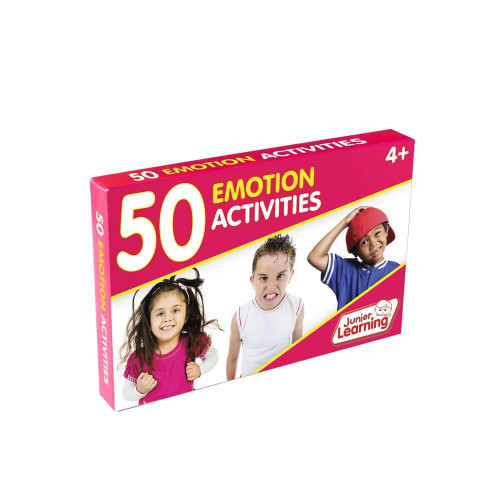 The 50 Emotion Activities card set is designed to help children understand and express their emotions. Featuring engaging, interactive tasks.