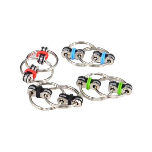 Flip Link Bike Chain Fidget is small and easy to carry with you, and their quiet operation ensures that you won't disturb those around you.