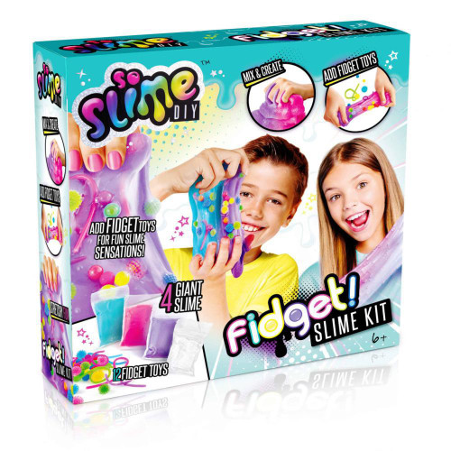 Create amazing coloured and clear, super stretchy, gooey slime sensations with this Fidget Slime Kit! Add in the squishy fun fidget toys to create even more sensory effects!