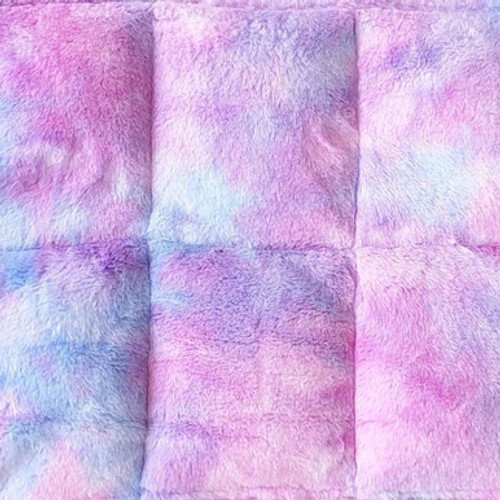 Weighted Lap Blanket - Pinky Furry 1.2kg can be used as part of occupational therapy for autistic people, stress, ADHD, anxiety, restless legs and other sensory issues.