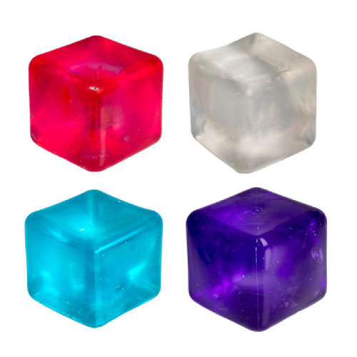 Smoosho's Sensory Jelly Cube is a delightful tactile toy designed for sensory stimulation and stress relief. This squishy cube is perfectly sized to fit in the palm of your hand!