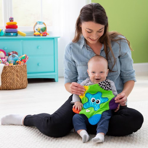 The Lamaze Sammy the Starfish Blankie is a delightful and interactive baby toy designed to engage and entertain little ones.