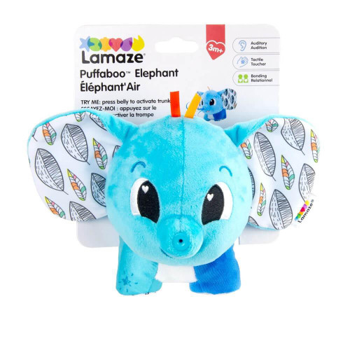 Lamaze Puffaboo Elephant combines playfulness, sensory exploration, and interactive features to create memorable moments for both parents and babies.