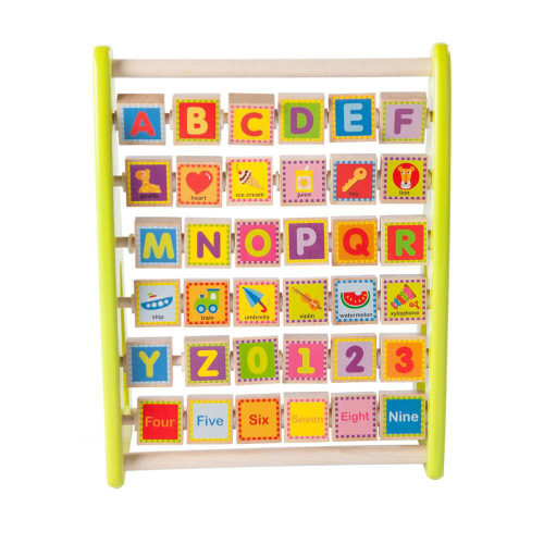 Alpha-Abacus is an educational toy that provides an engaging & interactive way for young children to learn letters, numbers & early reading & math skills.