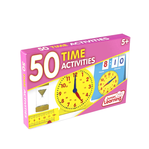 50 Time Activities is an engaging educational resource designed to help children develop essential time-telling skills and understanding.