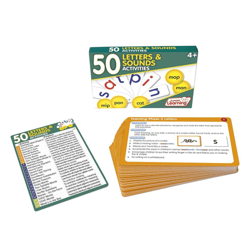 50 Letters & Sounds Activities is an educational resource designed to support the teaching of synthetic phonics, an essential component of literacy development.