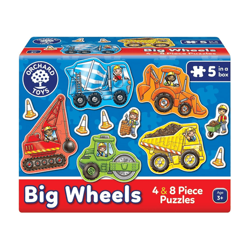 Orchard Toys - Big Wheels Jigsaw Puzzle combines fun and learning, providing young children with hours of entertainment while fostering essential developmental skills.