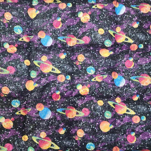 Use your Weighted Lap Blanket - Glittery Planets 1.5kg to calm, improve focus and attention, improve body awareness and to decrease sensory seeking behaviours.