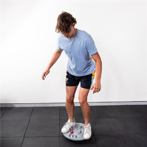 If you're searching for an engaging way to amplify your sense of balance, core strength, and coordination, the HART Roll Ball Balance Board promises a thrilling experience.