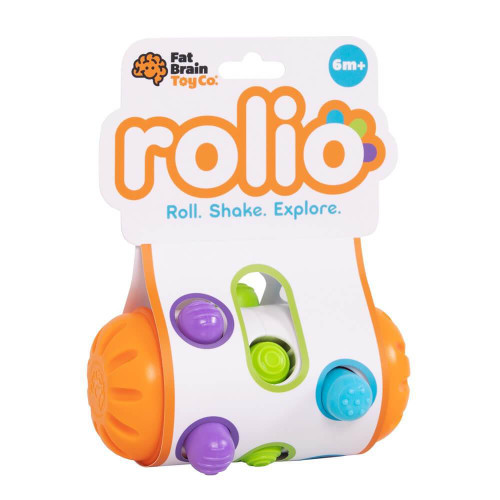 Roll into wonder with Fat Brain - Rolio! This vibrant, engaging toy is designed to captivate and delight little ones as they explore its unique features.