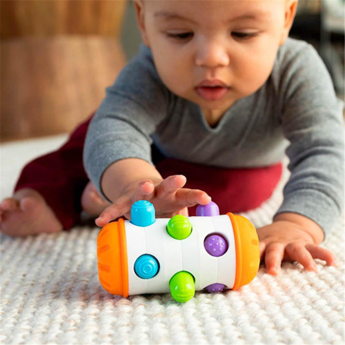 Roll into wonder with Fat Brain - Rolio! This vibrant, engaging toy is designed to captivate and delight little ones as they explore its unique features.