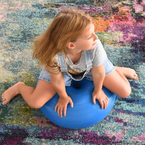 The Donut Balance Ball is a playful twist on fitness and fun! Shaped like a donut, this inflatable ball offers a unique and engaging way to promote active and healthy living.