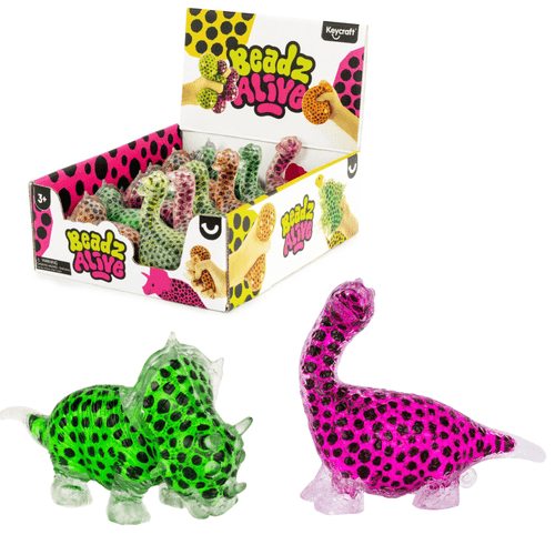 Roar into the prehistoric fun of Beadz Alive with our trend-setting Beadz Alive Dino – a sensory play sensation like no other!